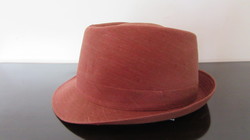 TRILBY LIN/COTON COLORIS BRIQUE