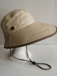 CHAPEAU NANTAISE BEIGE/FICELLE CALVA