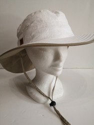 CHAPEAU SOWAY BORDELAIS 2602 AVEC PROTEGE-NUQUE BLANC/BEIGE