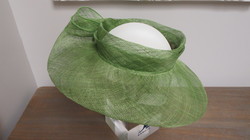 CHAPEAU SANS CALOTTE VERT ANIS