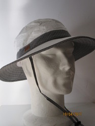 CHAPEAU SOWAY 517 BLANC ET PRINCE DE GALLES